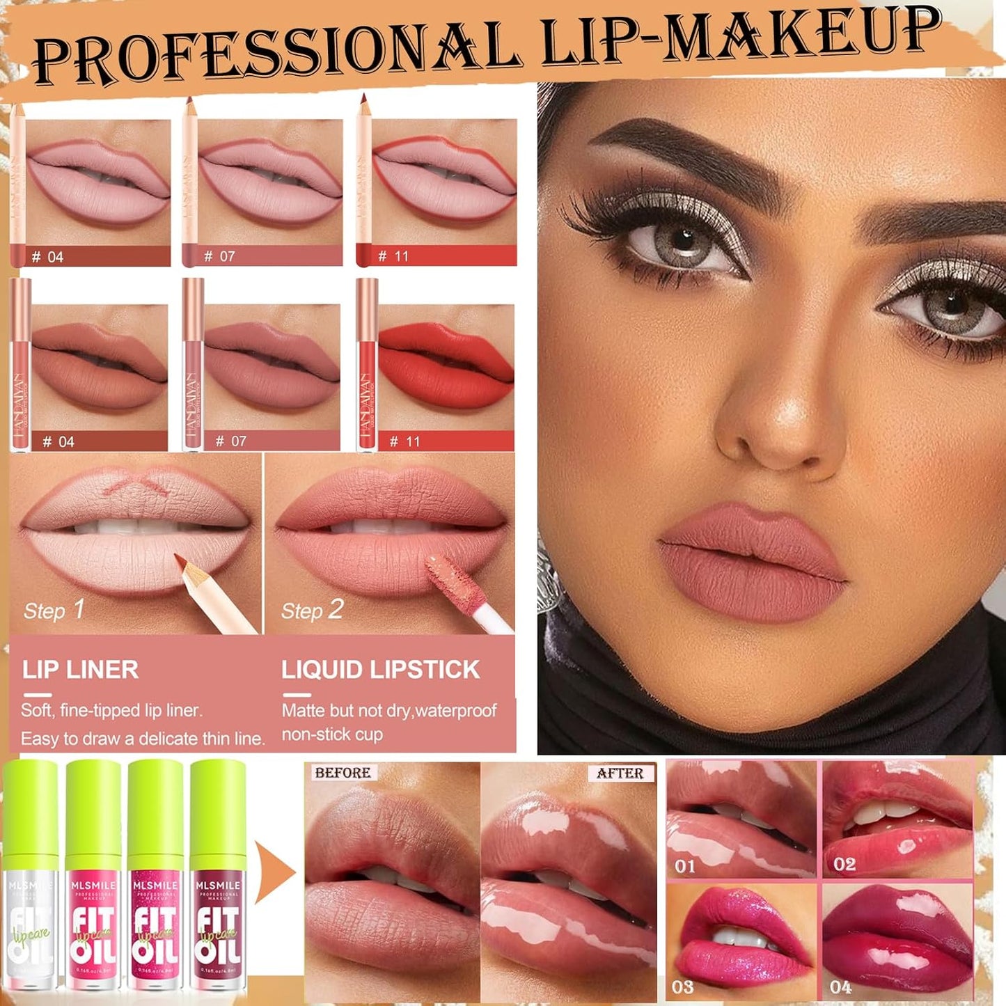 Ultimate Girls Makeup Kit: 40 Vibrant Eyeshadows, Foundation, Contour Stick & More!