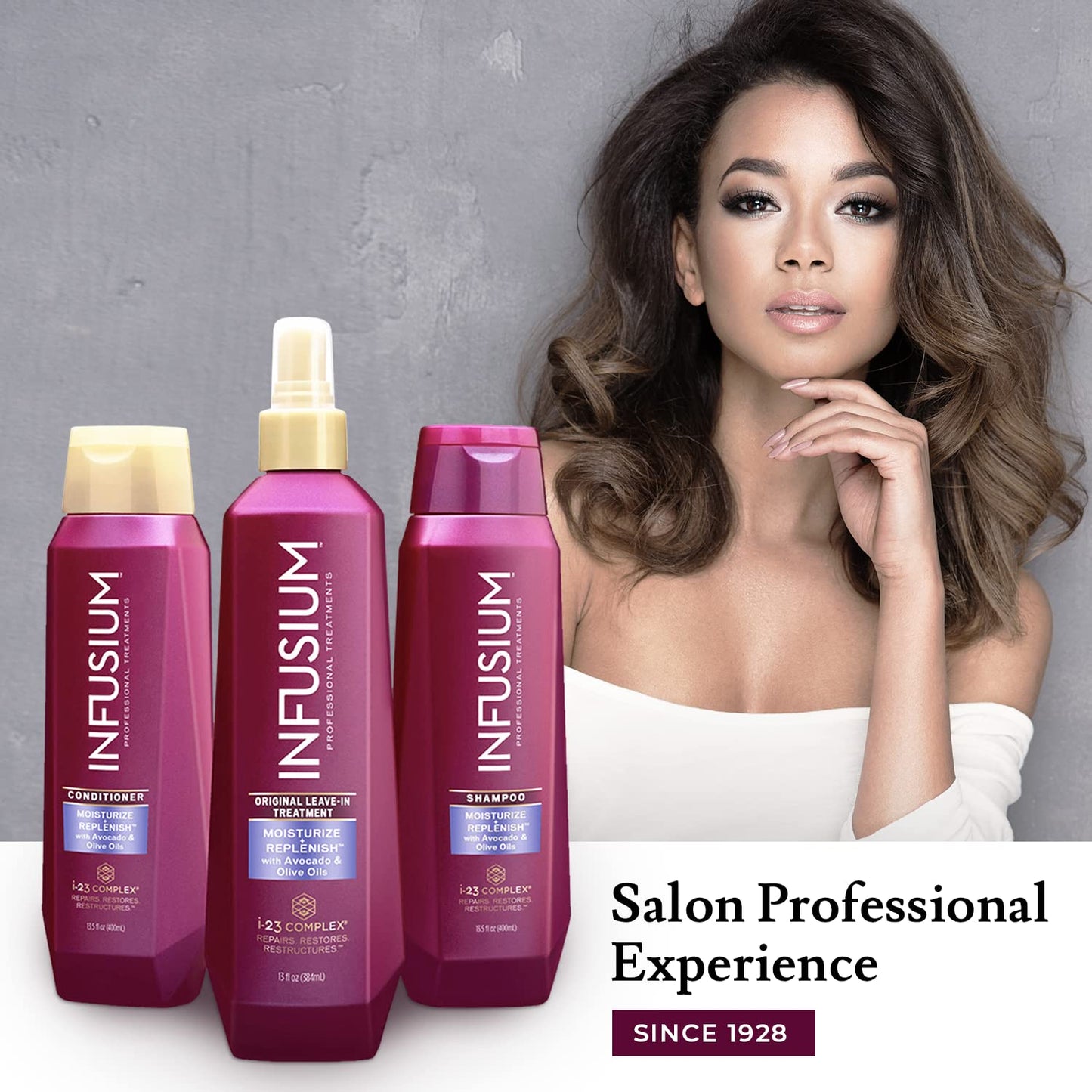 Moisturizing and Replenishing Conditioner for Dry Hair with Avocado and Olive Oils - 1 L