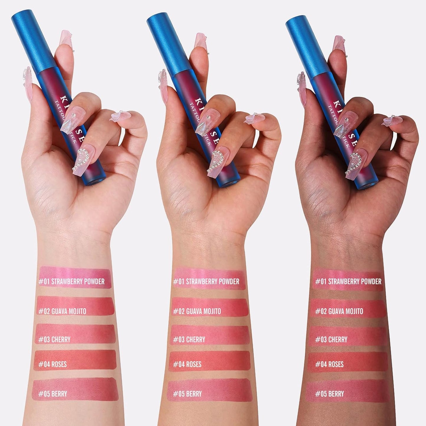 Long-Lasting Waterproof Tattoo Peel & Reveal Lip Stain - Non-Stick Peel Off Lip Liner & Gloss Makeup