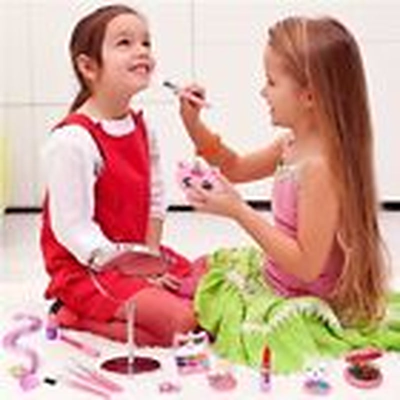 Girls Washable Makeup Set - Fun & Safe Kids Makeup Kit for Creative Play!