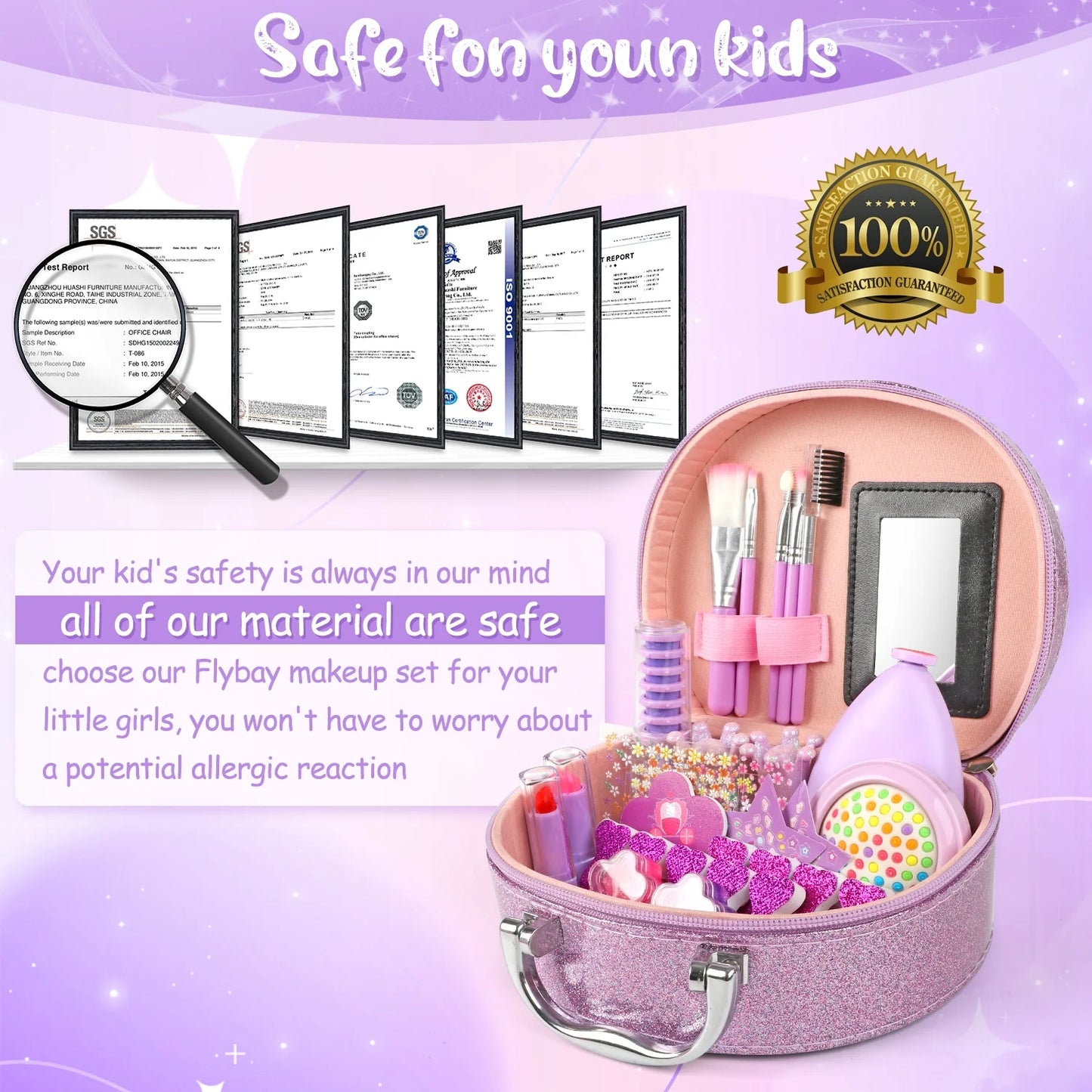 Kids Makeup Kit - Perfect Christmas & Birthday Gift for Toddlers!