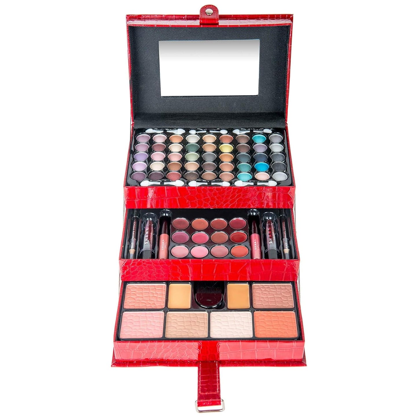 Ultimate Holiday Makeup Kit: Eyeshadow, Blush, Powder, Lipstick & More!