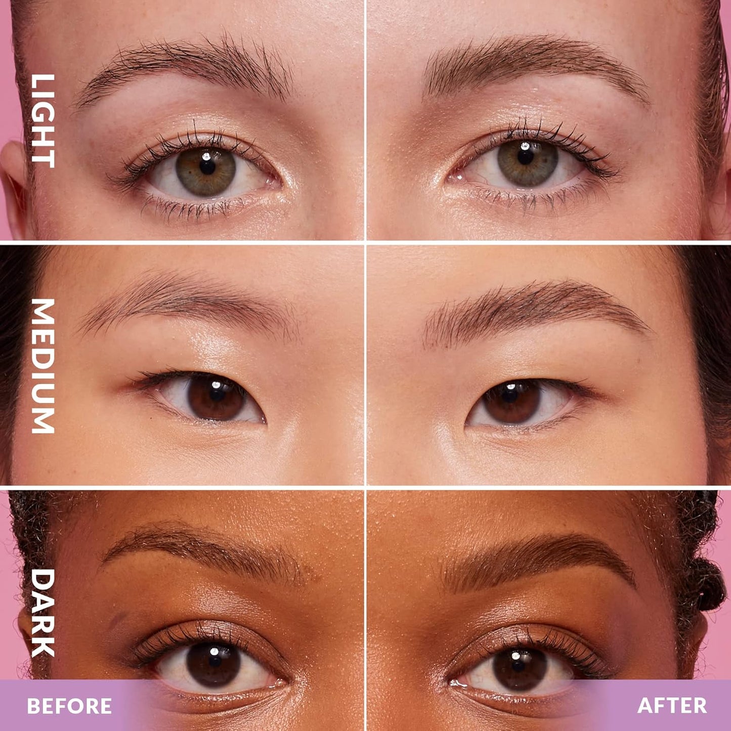 Tinted Eyebrow Lamination Gel with Castor Oil – Smudge-Proof & Long-Lasting, Vegan & Cruelty-Free (Medium - 3G / 0.1 Oz)