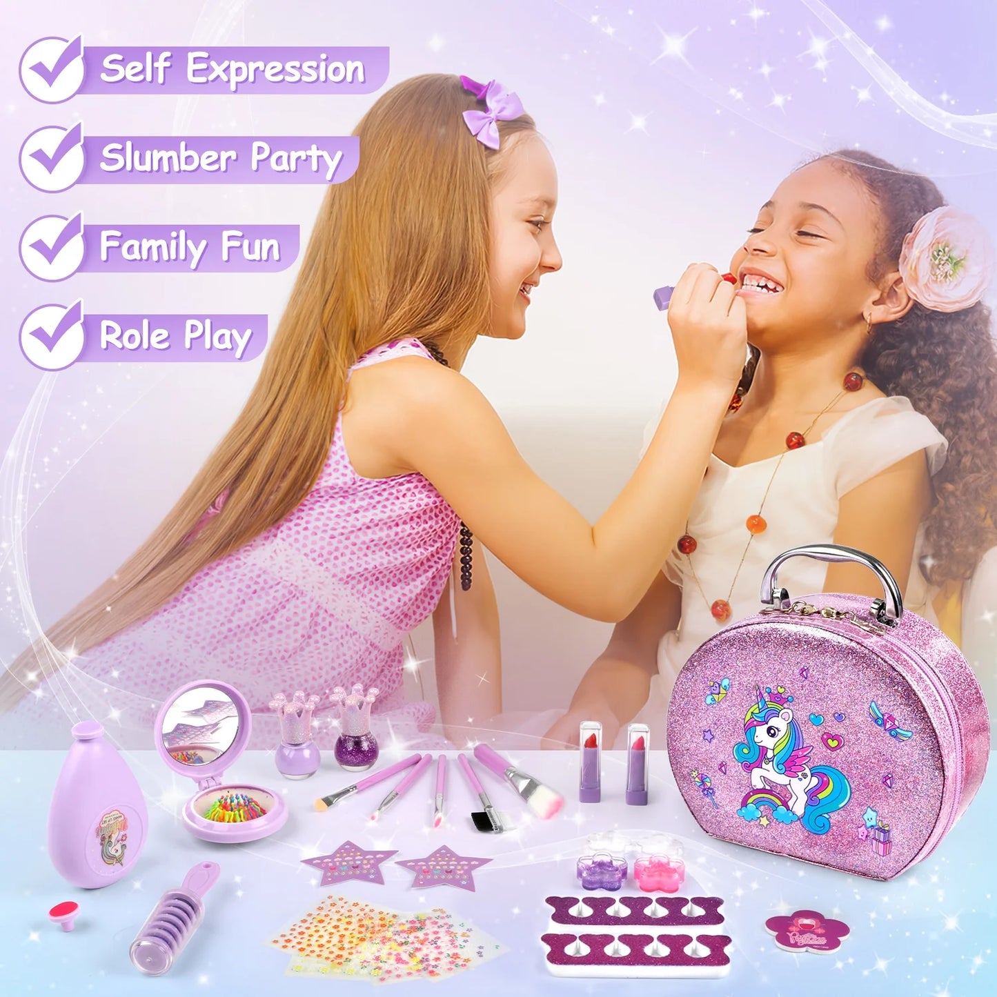 Kids Makeup Kit - Perfect Christmas & Birthday Gift for Toddlers!