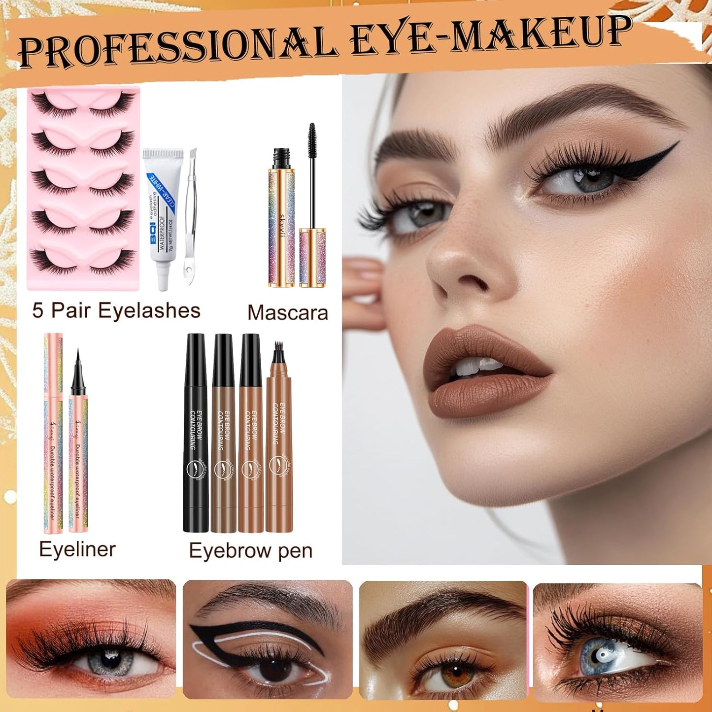 Ultimate Girls Makeup Kit: 40 Vibrant Eyeshadows, Foundation, Contour Stick & More!