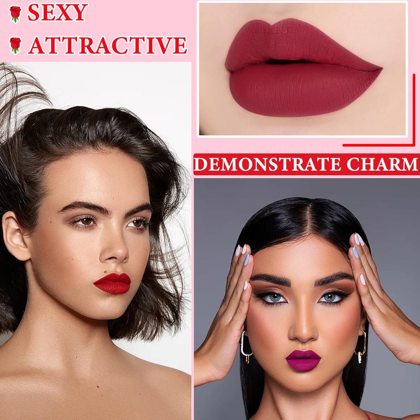 18-Piece Mini Matte Lipstick Set - Long-Lasting Waterproof Velvet Capsule Lip Stains
