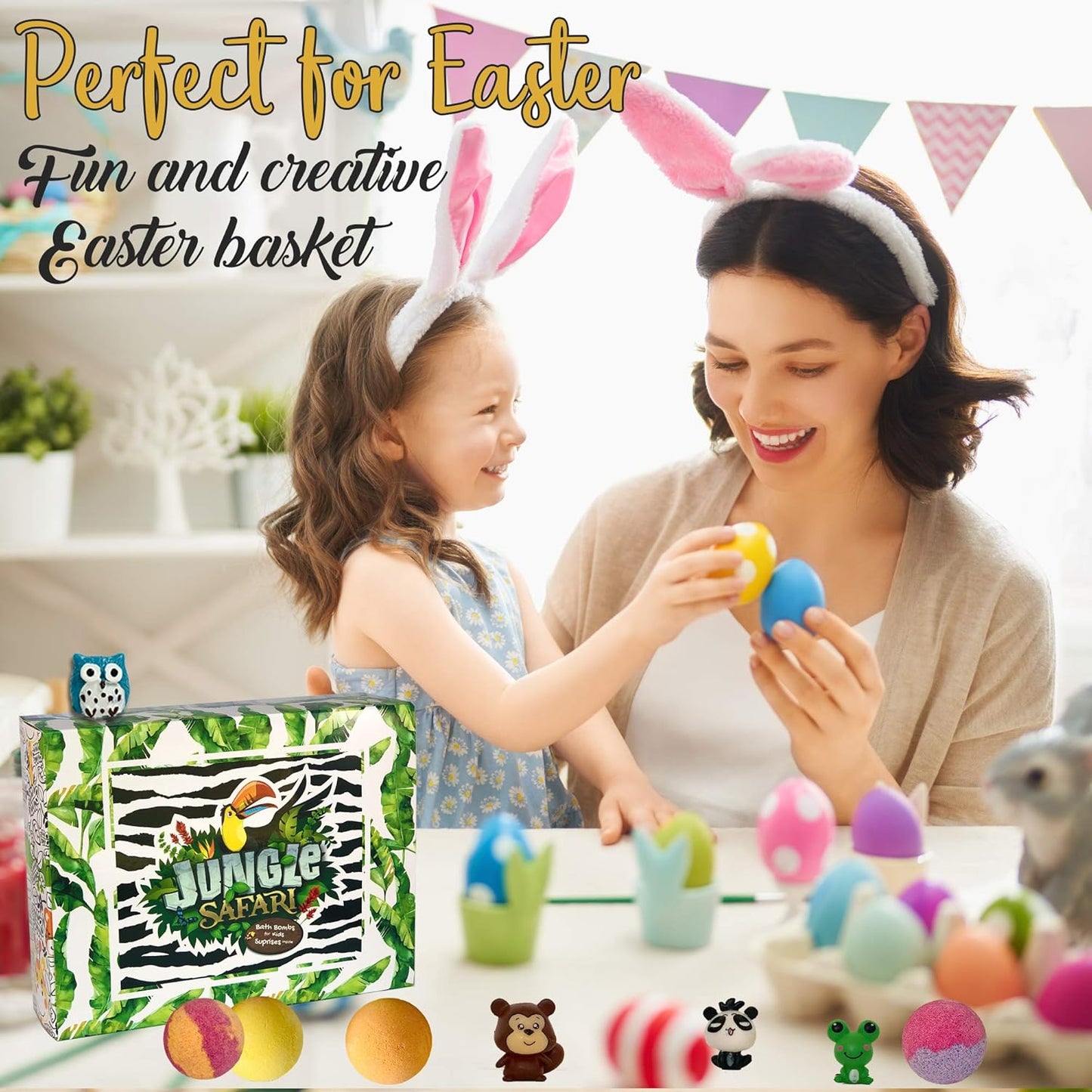 Organic Bath Bombs for Children with Hidden Surprises, Set of 12 Jungle Animal Toy Fizzies. Moisturizing and Gentle Formula, Safe for Kids, Rainbow Spa Experience, Ideal Birthday Gifts for Boys and Girls.