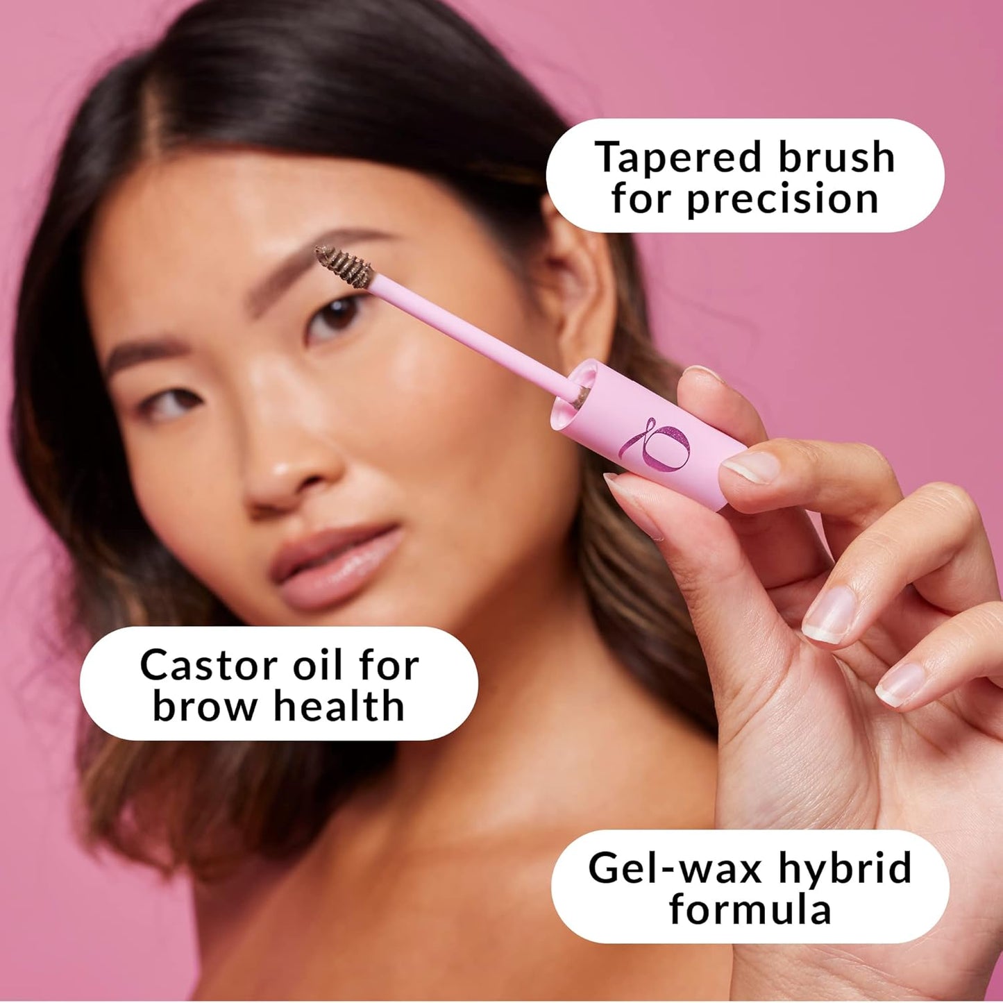 Tinted Eyebrow Lamination Gel with Castor Oil – Smudge-Proof & Long-Lasting, Vegan & Cruelty-Free (Medium - 3G / 0.1 Oz)
