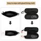 Elegant Double Layer Cosmetic Organizer for Women – Compact Travel Makeup Bag with Brush Holder