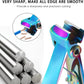 Professional Toenail Clippers for Thick Nails - Long Handle with 17mm Wide Jaw Opening, Extra Large Stainless Steel Nail Clippers for Women, Men, and Seniors (Multi-Colored)