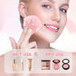 Set of 8 Soft Triangle Velour Makeup Puffs for Foundation Blending and Cosmetic Application