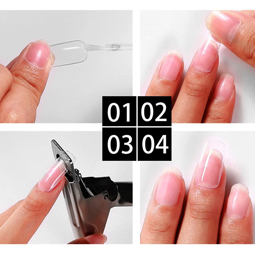 Professional Acrylic Nail Tip Cutter - Rainbow Finish Manicure Tool