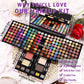 Ultimate Women's Makeup Set - 190 Color All-in-One Cosmetic Kit with Eyeshadow, Blusher, Eyebrow, Concealer, Eyeliner, and Lip Colors (SET B)