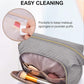 Travel Makeup Organizer Bag - Large Wide-Open Pouch for Cosmetics, Toiletries, and Brushes for Women