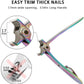 Professional Toenail Clippers for Thick Nails - Long Handle with 17mm Wide Jaw Opening, Extra Large Stainless Steel Nail Clippers for Women, Men, and Seniors (Multi-Colored)