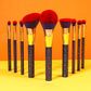 19-Piece Premium Makeup Brush Set - Synthetic Kabuki, Foundation, Contour, Blush, Concealer, Eye Shadow Blending, and Liner Brushes - Ancient Egyptian Series