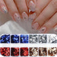 12-Grid 3D Holographic Star Glitter for Stunning Nail Art - Red & Blue Metallic Sequins for Independence Day Manicures