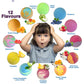 Organic Bath Bombs for Children with Hidden Surprises, Set of 12 Jungle Animal Toy Fizzies. Moisturizing and Gentle Formula, Safe for Kids, Rainbow Spa Experience, Ideal Birthday Gifts for Boys and Girls.