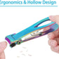 Professional Toenail Clippers for Thick Nails - Long Handle with 17mm Wide Jaw Opening, Extra Large Stainless Steel Nail Clippers for Women, Men, and Seniors (Multi-Colored)