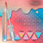 Iridescent Watermelon Lip Gloss - Longlasting High Gloss with Glittering Shimmer - Ombre Nude & Carnelian Cream - 0.08 Fl Oz