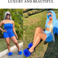Luxurious Women's Real Fox Fur Slides - Fluffy Open Toe Sandals for Ultimate Outdoor Comfort