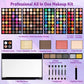 Ultimate Women's Makeup Set - 190 Color All-in-One Cosmetic Kit with Eyeshadow, Blusher, Eyebrow, Concealer, Eyeliner, and Lip Colors (SET B)